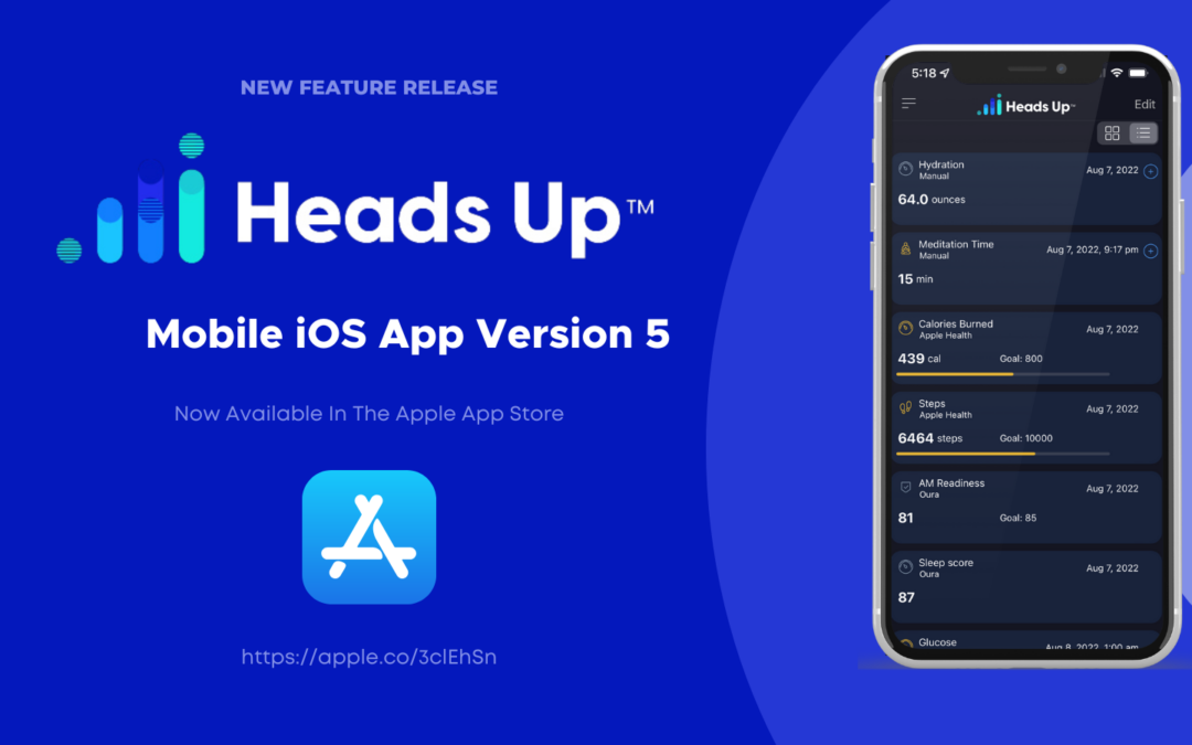 NEW Heads Up Mobile App For iOS