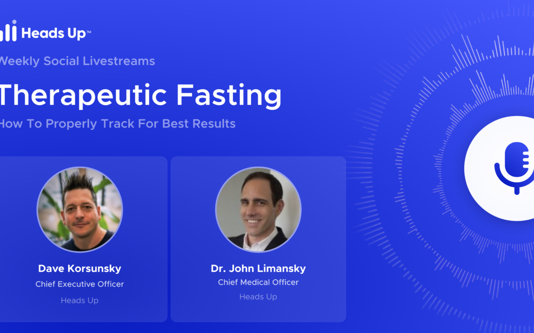 Live Stream Therapeutic Fasting
