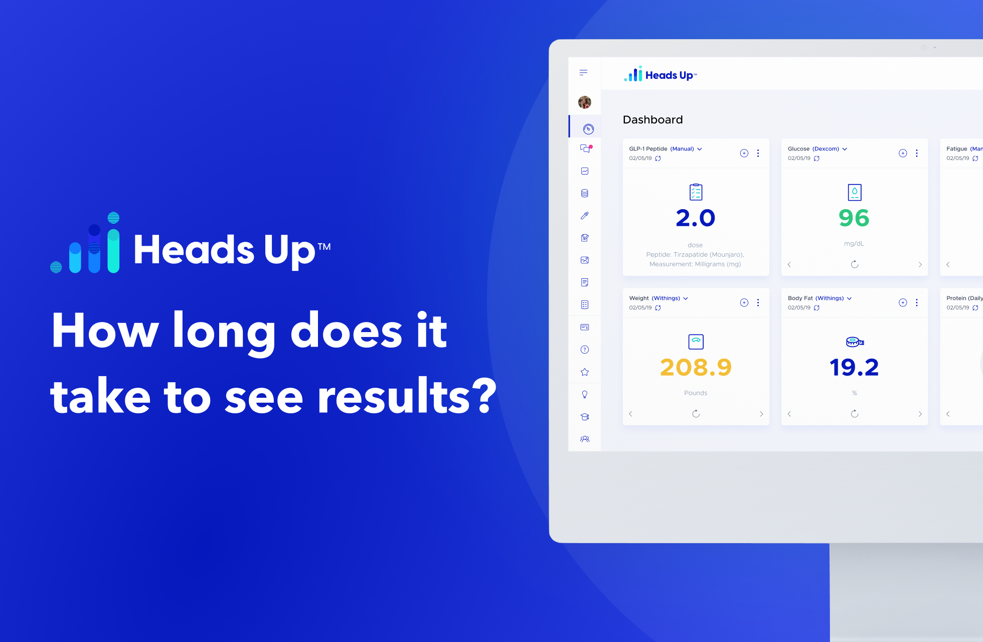 how long to see results from glp 1 How long does it take to see results?