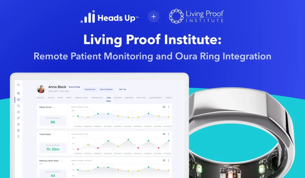 Living Proof Institute Remote Patient Monitoring and Oura Ring Integration