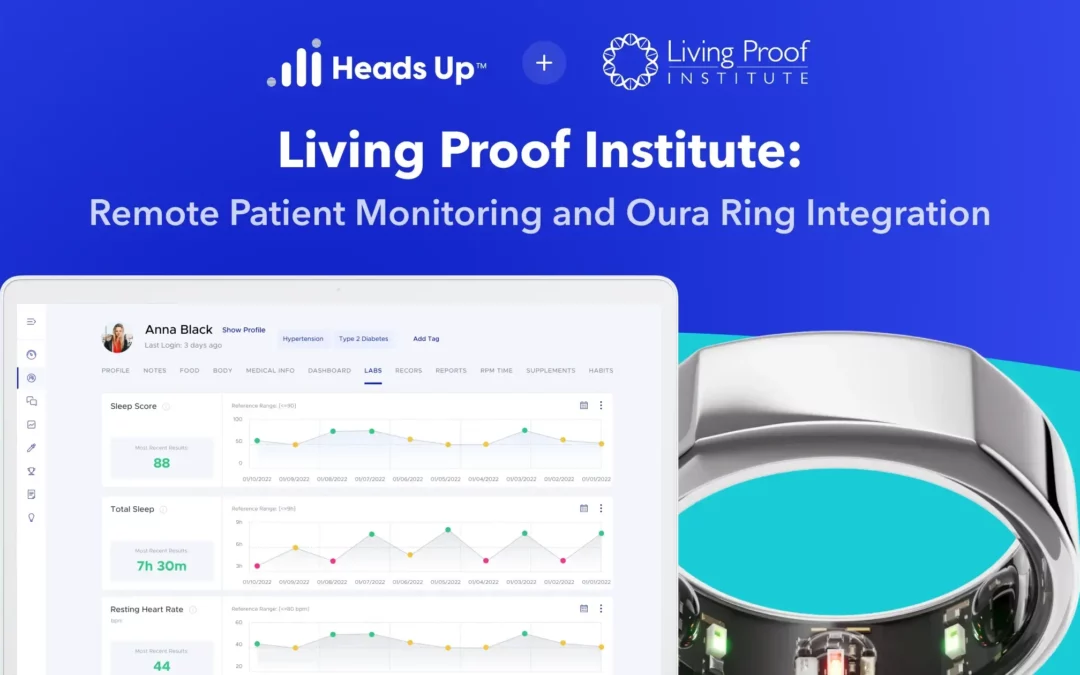 Living Proof Institute: Remote Patient Monitoring and Oura Ring Integration